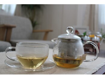 エステティックアンドアロマリラクゼーションサロン ソワンナピュール(Soin Napur)/オーガニックティーをどうぞ☆