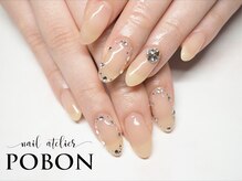 ネイルアトリエ ポボン(nail atelier POBON)/シンプルネイル