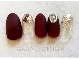 キラキラマットネイル