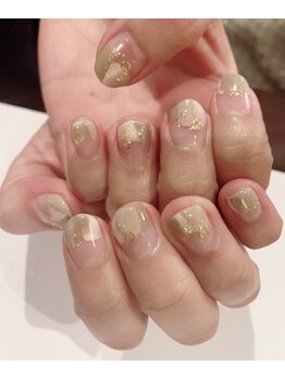 ネイルサロン リスタ(Rista)/ニュアンス フレンチ シンプル