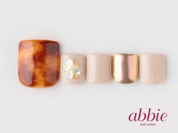 ネイルサロン アビー 宮益坂店(abbie)/べっこうミラーフット ¥12936