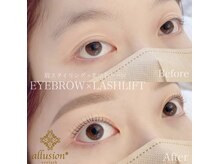 アリュージョン 天王寺阿倍野店/眉毛アイブロウ×まつげパーマ
