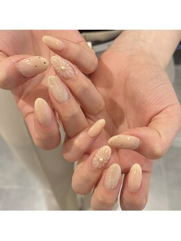 ネオリーブシェリエ 浅草店(Neolive cherie)/ぷっくりフラワーネイル！