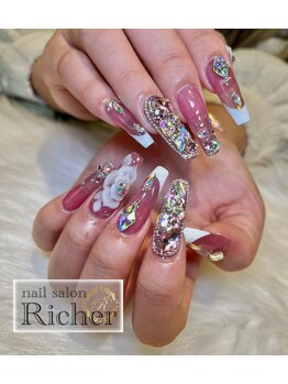 エスフィーネイルサロン リシェル(Esfy nailsalon Richer)/ビジュ-ネイル