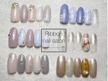 ネイルサロンリボン(Ribbon)の雰囲気（ベースの色変更OK★マグネットカラーに変更しても同価格！！）