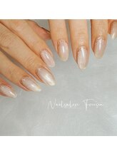 フリージア(Freesia)/マグネットネイル