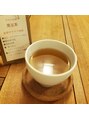 はり灸心音&nbsp;今日のお茶はみんな大好きホット黒豆茶。私も大好きです！