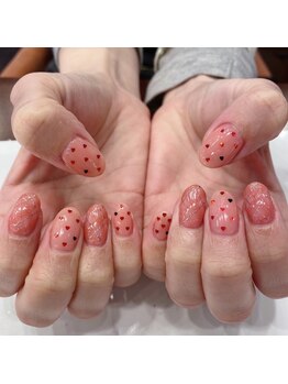 ハーティーネイル hearty nail 溝の口店/ハートドット/定額/ハートホロ