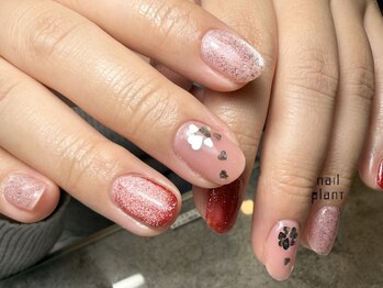 ネイル プラント(nail plant)/ハートホロ／バレンタイン