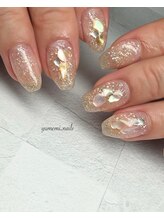 ユメミネイルズ(yumemi.nails)/豪華な大きめシェルアート