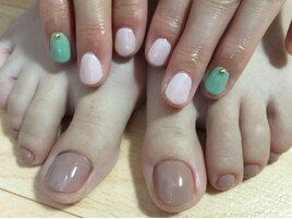 秋のハンド・フットセットnail