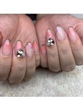 ネイル スタジオ イナンナ(Nail Studio INANNA)/クリアフレンチ♪