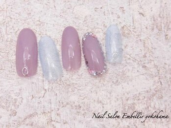 アンベリール 横浜店(Embellir)/(1777)囲みラメネイル