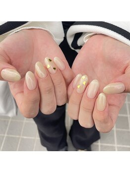 ミントリーフ バイ リート(Mint leaf by Reat)/ハートホロネイル