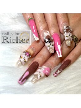 エスフィーネイルサロン リシェル(Esfy nailsalon Richer)/オ-ダ-3Dネイル