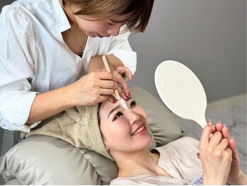 ヴィーナスプロ 岡山駅前(Venus Pro)の写真/WAX脱毛専門*岡山2号店【顔脱毛(WAX脱毛)+肌診断¥8480】眉毛&ヘアライン脱毛付きで、お顔まるごとメンテ♪