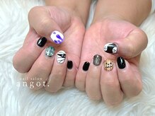 アンガット(angot.)/サンプルハロウィンマグネイル