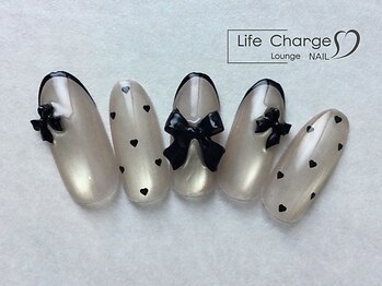 ライフチャージ(LifeCharge)/リボンネイル