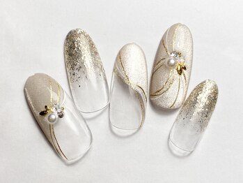 エムネイル(M nail)/12月1月 定額デザイン