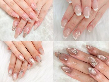 ビューティフルミー 柏店(Beautiful Me,)の写真/【上品可愛い×うるつや】持ち込みデザイン大歓迎☆オフィスでも浮かない洗練デザインで日常に彩りと輝き♪