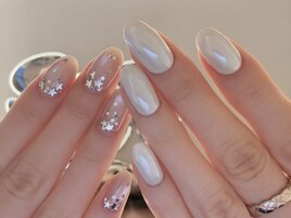 持ち込みミラーデザインネイル