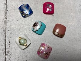 親指ワンポイントアート6480