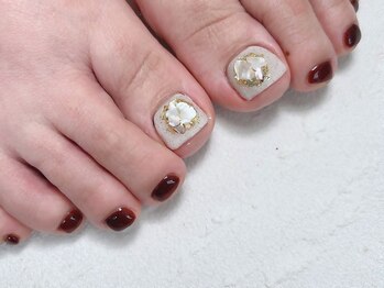 ネイルサロン モネ(Monet)/シェルフットネイル