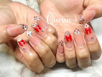 クルン 大阪 御幣島(Qurun)/ドット&リボンネイル