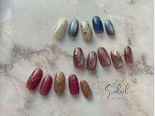 ネイルサロン ソレイユ(Nailsalon Soleil)の雰囲気(秋限定☆ご新規様¥7000 全5種類から選べてカラー変更ok!)