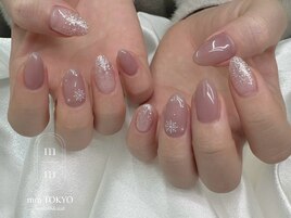 定額60分/冬ネイル/雪の結晶
