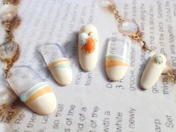 ベレッツァネイル 大阪 日本橋(BellezzaNail)/アート10本…クラシカル