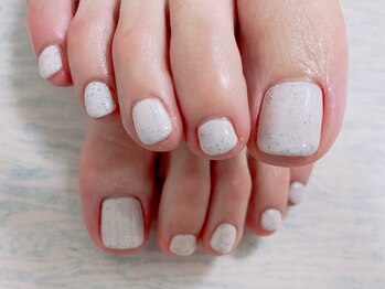 リリー ネイル(Lily Nail)/フットワンカラー★お客様ネイル