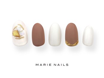 マリー ネイルズ いわきラトブ店(MARIE NAILS)/定額6.600円税込 ホワイト 0924b