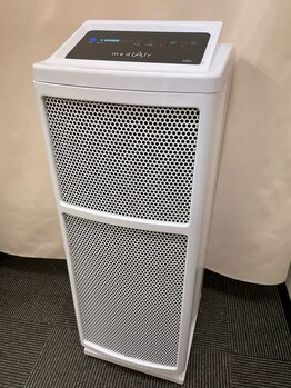 ひつじの整体/強力空気清浄機で院内の空気は◎