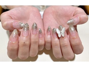 タムタムネイル 本厚木(Tam Tam Nail)/ラメグラデーション