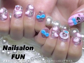 ファン(FUN)/★自爪10本アート乗せ放題