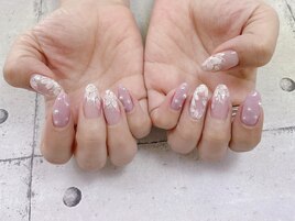 手描き桜ネイル
