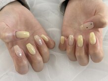 ビビネイル 松阪店(vivi.NAIL)/ワンカラー＋ストーン