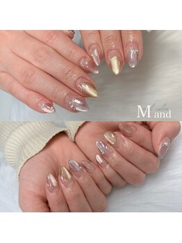 エムアンド(M and)の写真/歴14年のプロにお任せ！持ち込み画像も再現度高いと評判◎シンプルからアートまで理想の指先を叶えます♪