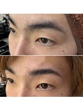 “PEPPU” eyebrow 中目黒【ペップー】［メンズ眉毛サロン・メンズアイブロウ］/【メンズ眉毛】シャープアーチ