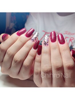 チヒロネイル/スカルプワンカラー+オプション