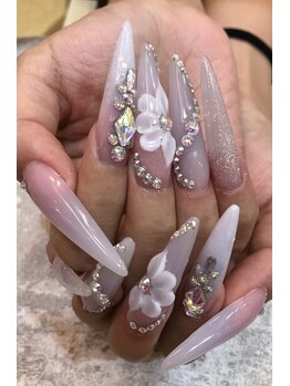 エスフィーネイルサロン ブリーユ(Esfy nailsalon Brille)/大人系ロングスカルプ