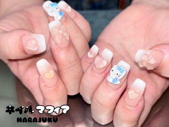 ネイルマフィア 原宿(NAIL MAFIA)/y2k/春カラー/ホワイトベージュ