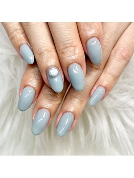 マイオティック ネイル(miotic nail)/ブルーグレーワンカラー