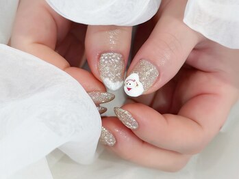サロン ド リリー(salon de Lily)/《パラジェル》雪だるまネイル