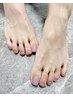 【FOOT】ラメを含めたワンカラー￥6,000
