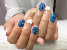 カジュアル☆デニムnail