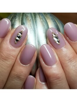 キャプラスネイル ミュウ(CAPLUS NAIL Mew)/ピンクパープルネイル