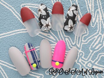 リオッサ オブ ラグーン(RIOSSA of Lagoon)/ドライフラワー×ブロッキング