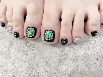 プライズアイリス アイラッシュ 池袋東口店(prize Iris eyelash)/【フット】定額デザインMコース